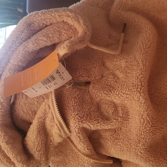 Nwt roxy hooded pluma fleece small - Picture 6 of 7